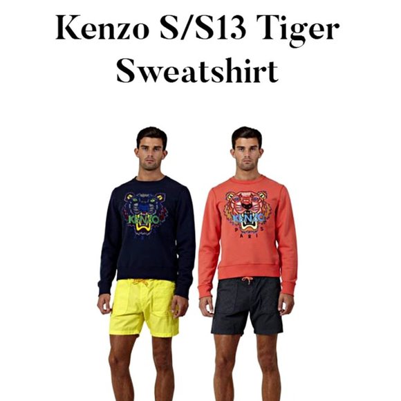 Kenzo SS13 Salmon Tiger Sweatshirt - Picture 8 of 8